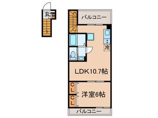 kanoa狛江の物件間取画像